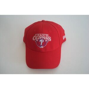 PHILLIES 2008 CHA,MPS    STRAPBACK DEADSTOCK HAT‎ CAP VINTAGE J2 BEACH GOLF